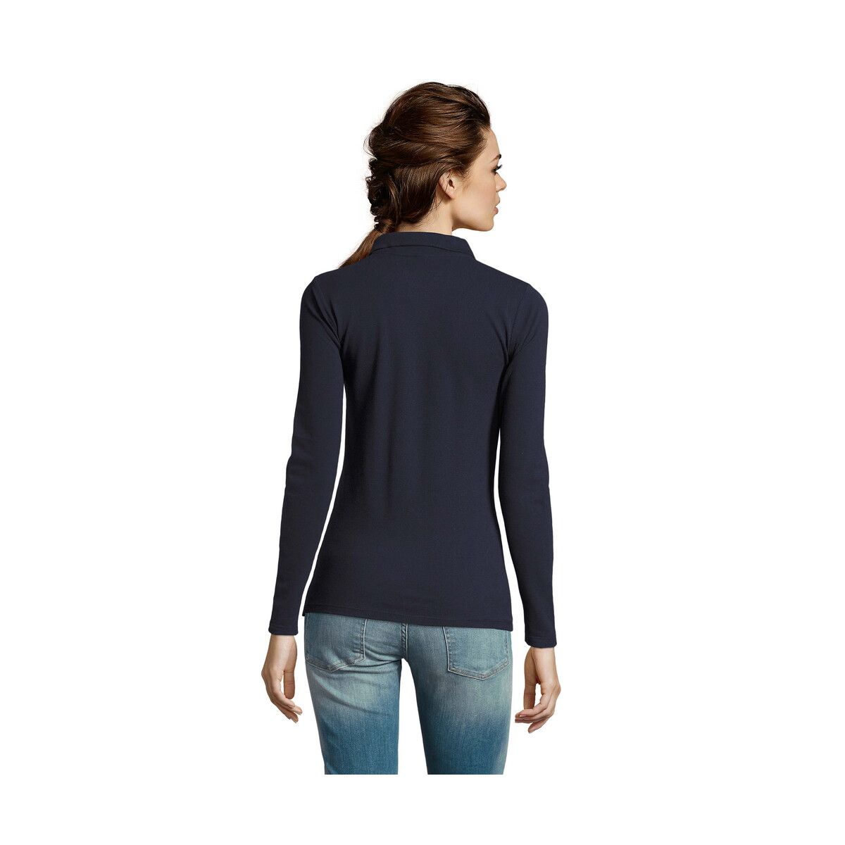Koszulki polo z logo – perfect damskie lsl polo180 perfect lsl women – french navy – 3xl s02083-fn-back PERFECT Damskie LSL POLO180 PERFECT LSL WOMEN - French Navy - 3XL s02083-fn-back