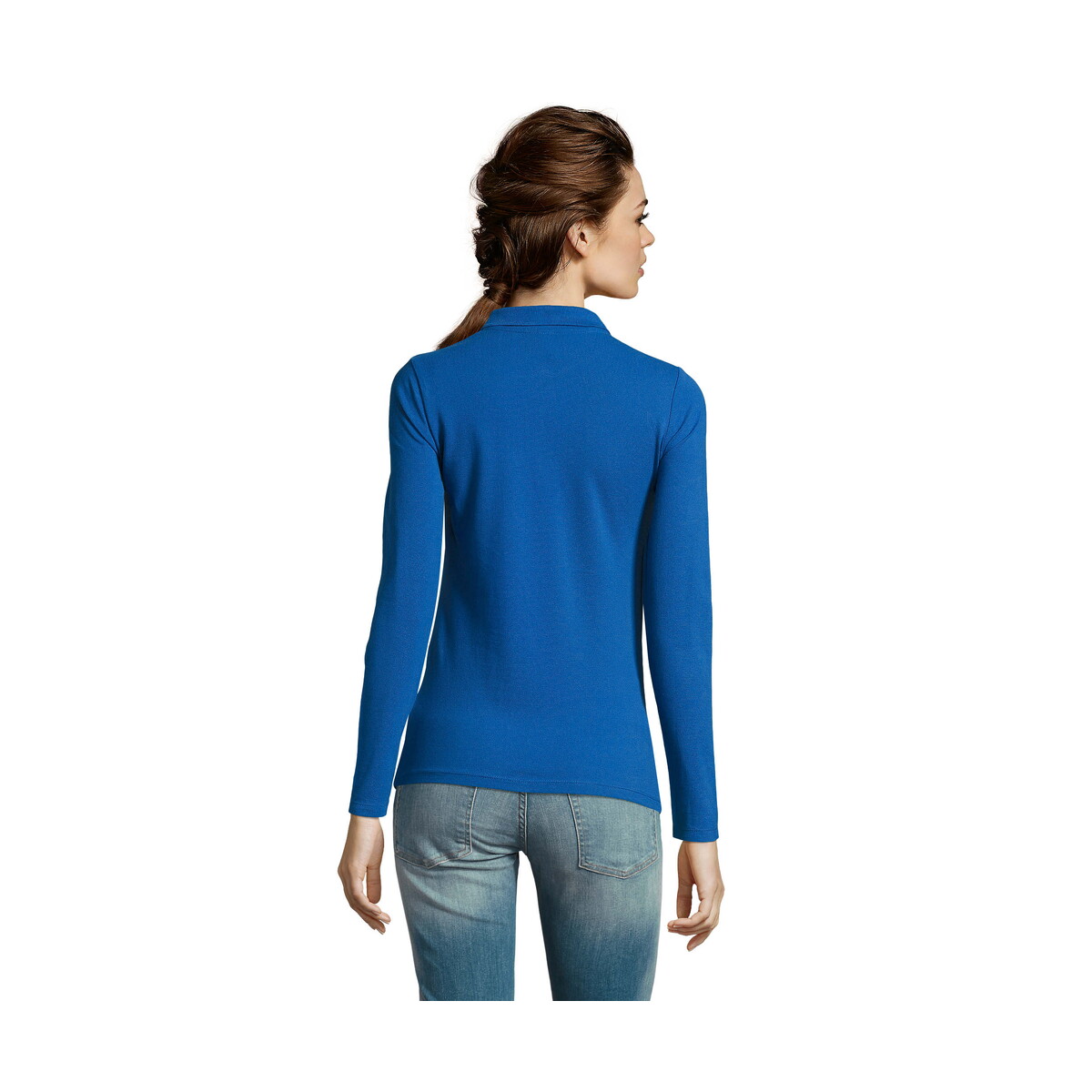 Koszulki polo z logo – perfect damskie lsl polo180 perfect lsl women – niebieskie – xl s02083-rb-back PERFECT Damskie LSL POLO180 PERFECT LSL WOMEN - Niebieskie - XL s02083-rb-back
