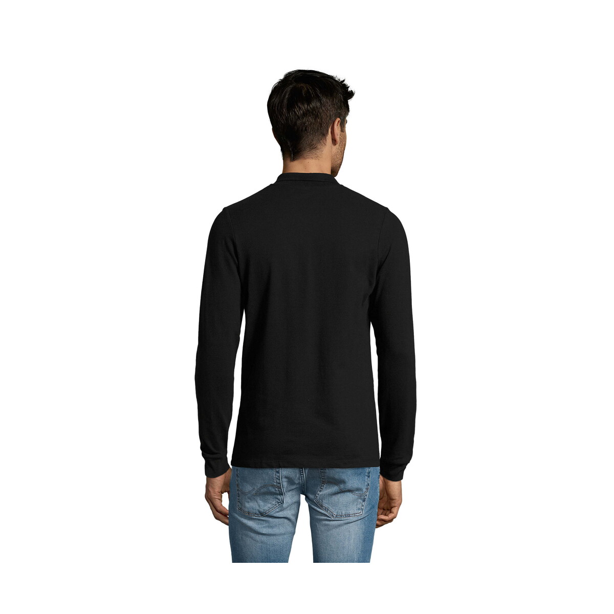Koszulki polo z logo – perfect men lsl polo 180g perfect lsl men – czarny – 3xl s02087-bk-back PERFECT MEN LSL POLO 180g PERFECT LSL MEN - Czarny - 3XL s02087-bk-back