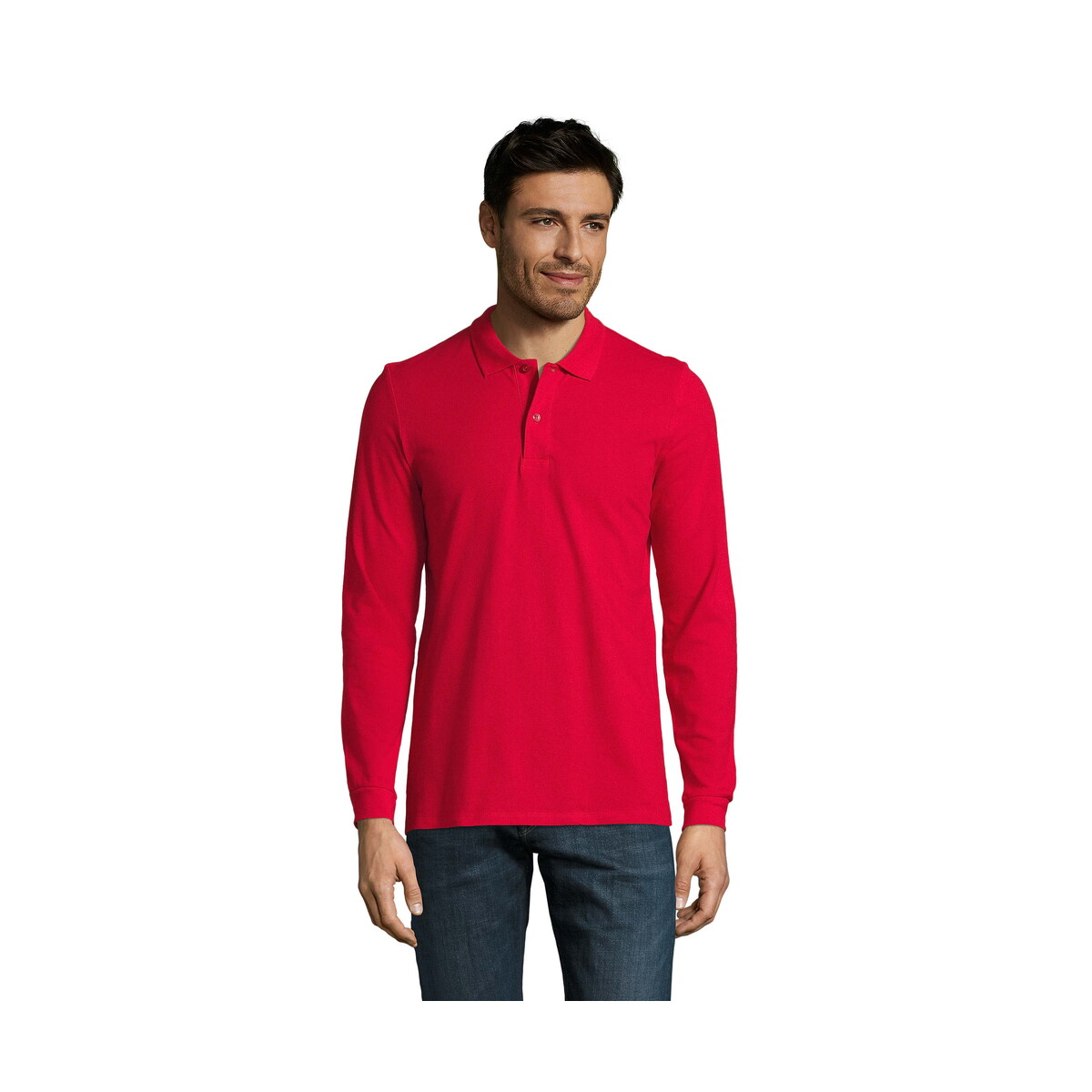 Koszulki polo z logo – perfect men lsl polo 180g perfect lsl men – czerwone – 4xl s02087-rd PERFECT MEN LSL POLO 180g PERFECT LSL MEN - Czerwone - 4XL s02087-rd
