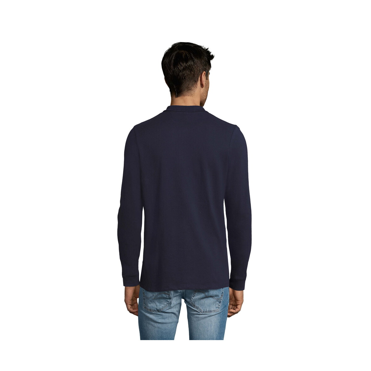 Koszulki polo z logo – perfect men lsl polo 180g perfect lsl men – french navy – l s02087-fn-back PERFECT MEN LSL POLO 180g PERFECT LSL MEN - French Navy - L s02087-fn-back