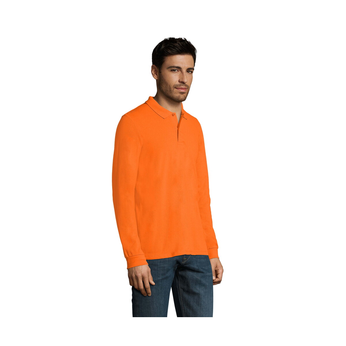 Koszulki polo z logo – perfect men lsl polo 180g perfect lsl men – pomarańczowy – 3xl s02087-or-side PERFECT MEN LSL POLO 180g PERFECT LSL MEN - Pomarańczowy - 3XL s02087-or-side