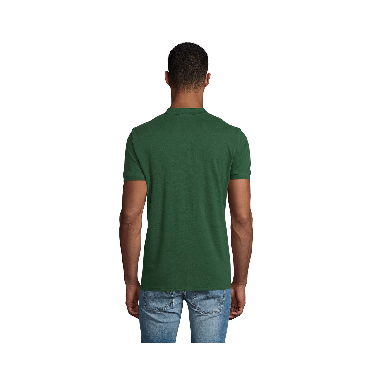 Koszulki polo z logo – planet men polo 170g planet men – ciemno-zielone – 4xl s03566-bo-side PLANET MEN polo 170g PLANET MEN - Ciemno-Zielone - 4XL s03566-bo-side