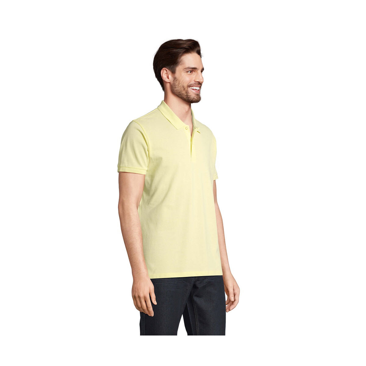 Koszulki polo z logo – planet men polo 170g planet men – jasno żółte – 3xl s03566-ly-side PLANET MEN polo 170g PLANET MEN - Jasno Żółte - 3XL s03566-ly-side