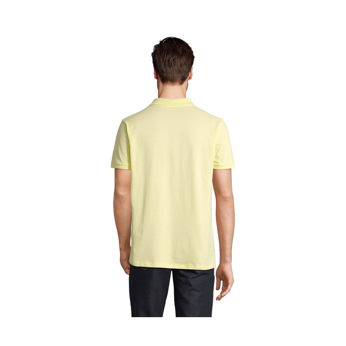Koszulki polo z logo – planet men polo 170g planet men – jasno żółte – xxl s03566-ly-back PLANET MEN polo 170g PLANET MEN - Jasno Żółte - XXL s03566-ly-back