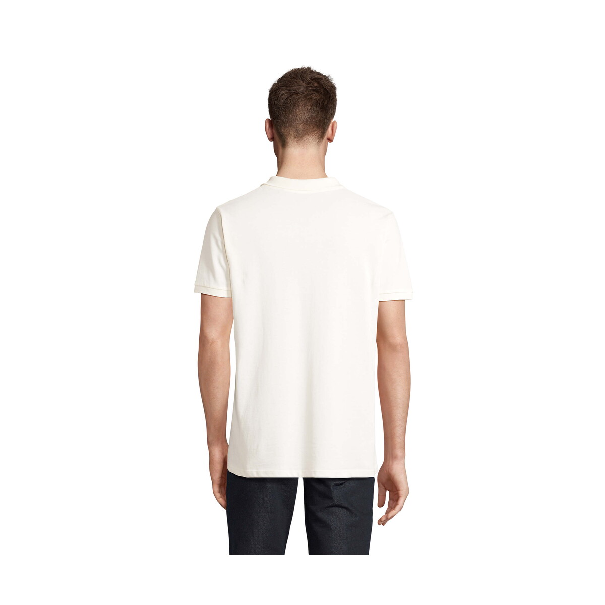 Koszulki polo z logo – planet men polo 170g planet men – off-white – 3xl s03566-ww-back PLANET MEN polo 170g PLANET MEN - Off-White - 3XL s03566-ww-back