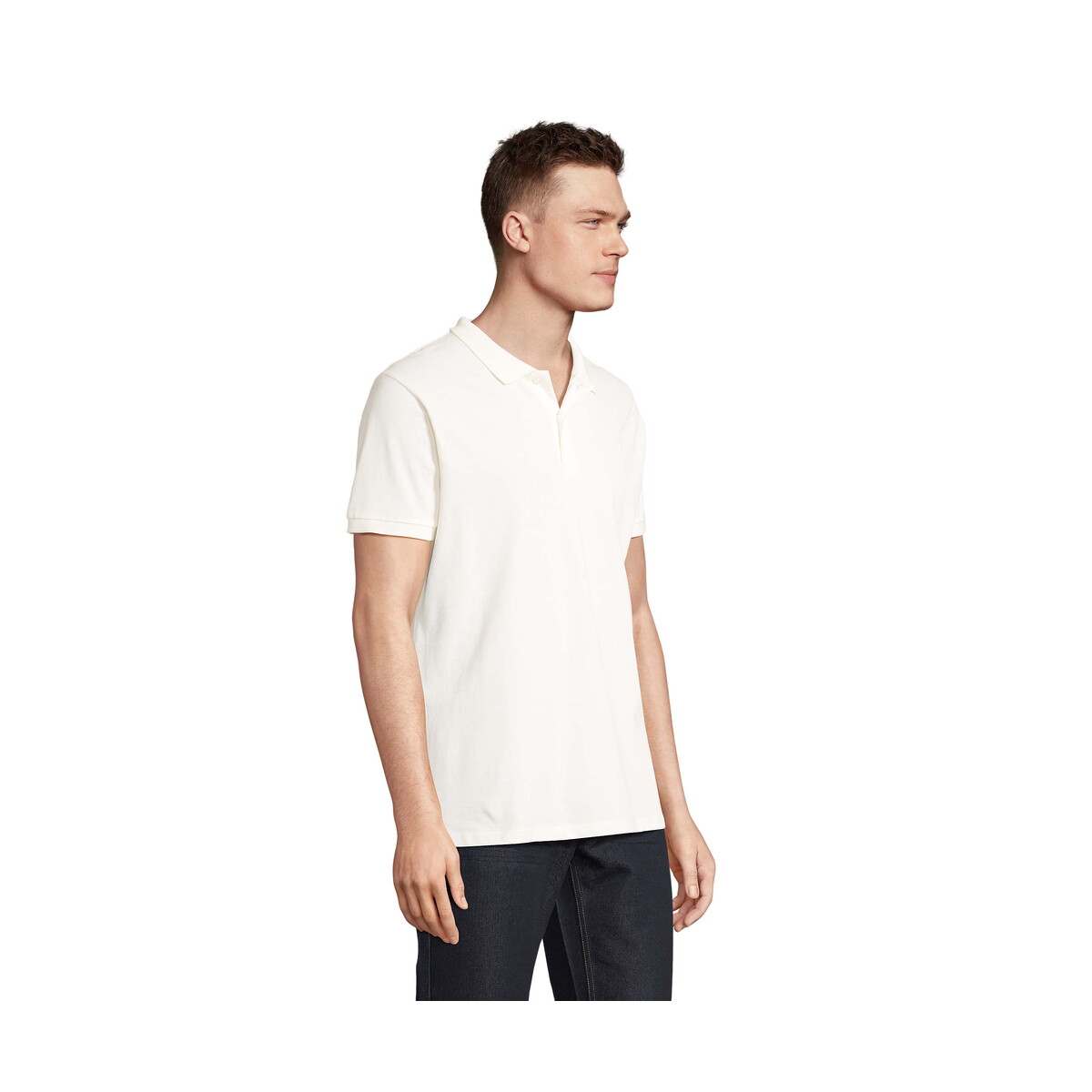 Koszulki polo z logo – planet men polo 170g planet men – off-white – m s03566-ww-side PLANET MEN polo 170g PLANET MEN - Off-White - M s03566-ww-side