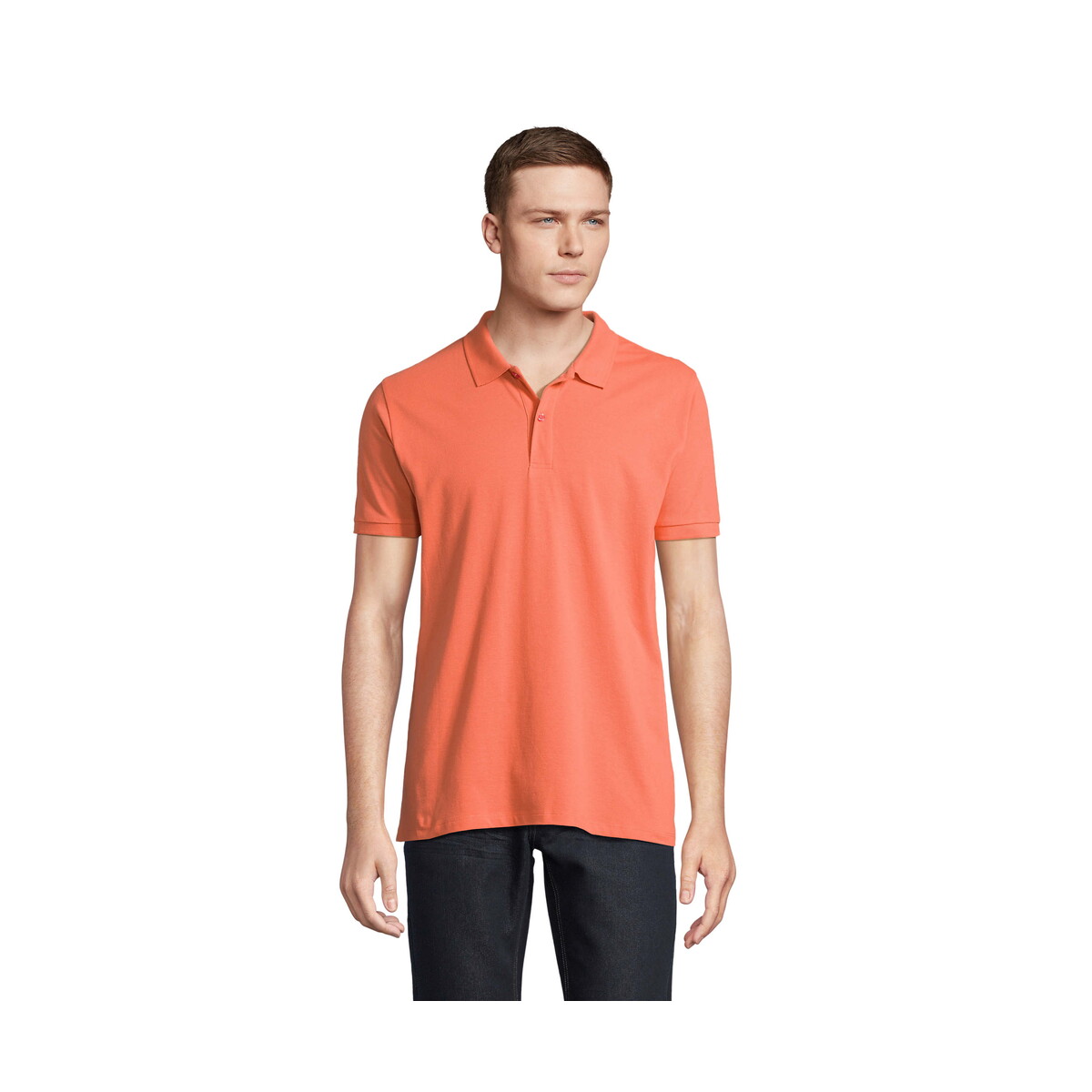 Koszulki polo z logo – planet men polo 170g planet men – pop orange – xxl s03566-po PLANET MEN polo 170g PLANET MEN - Pop Orange - XXL s03566-po