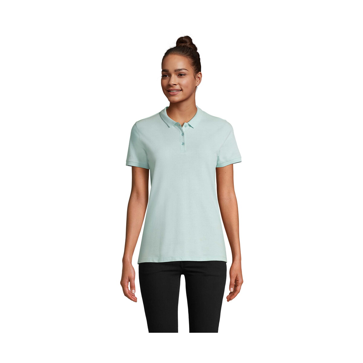 Koszulki polo z logo – planet women polo 170g planet women – arctic blue – m s03575-aa PLANET WOMEN polo 170g PLANET WOMEN - Arctic Blue - M s03575-aa