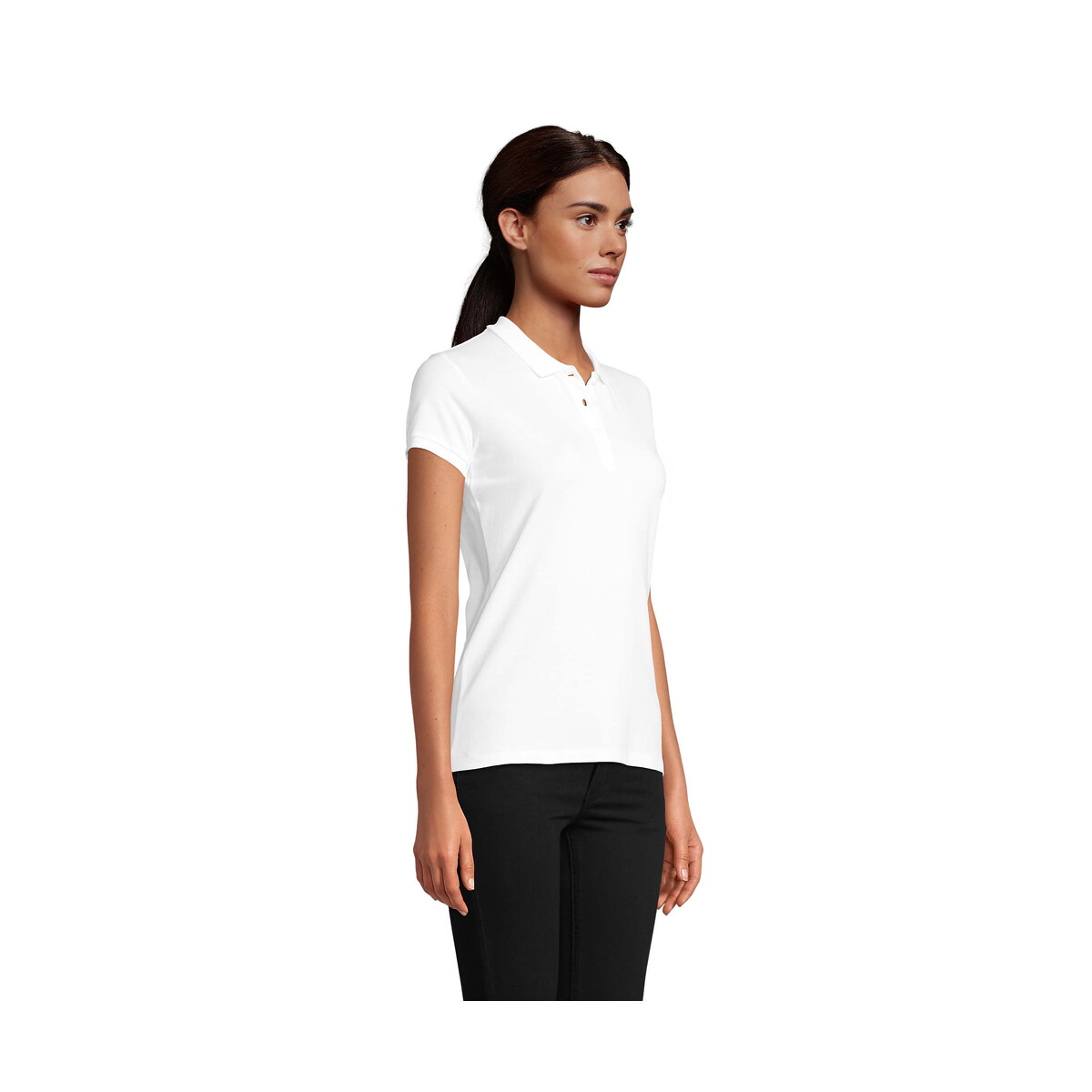 Koszulki polo z logo – planet women polo 170g planet women – biała – l s03575-wh-back PLANET WOMEN polo 170g PLANET WOMEN - Biała - L s03575-wh-back