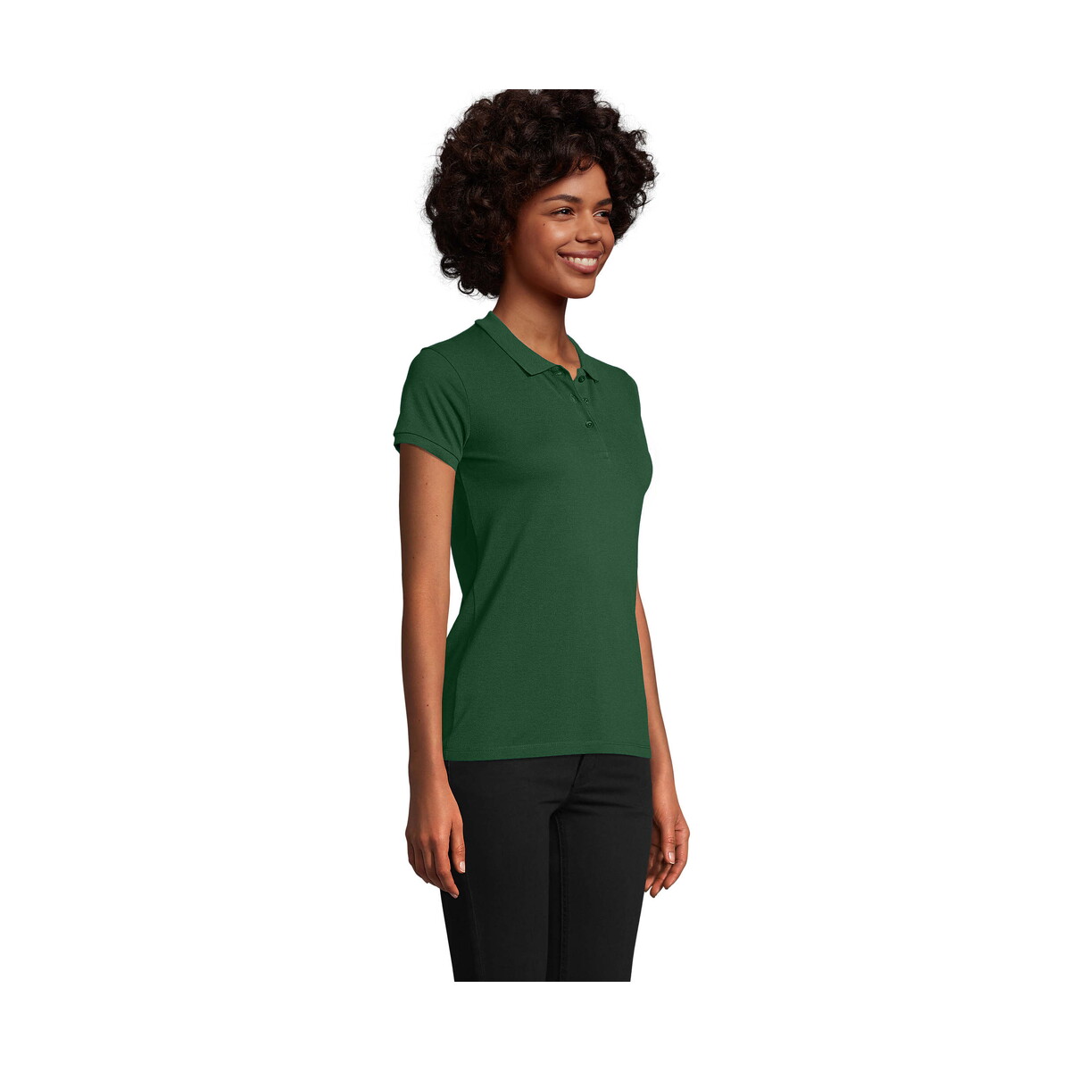 Koszulki polo z logo – planet women polo 170g planet women – ciemno-zielone – xs s03575-bo-back PLANET WOMEN polo 170g PLANET WOMEN - Ciemno-Zielone - XS s03575-bo-back