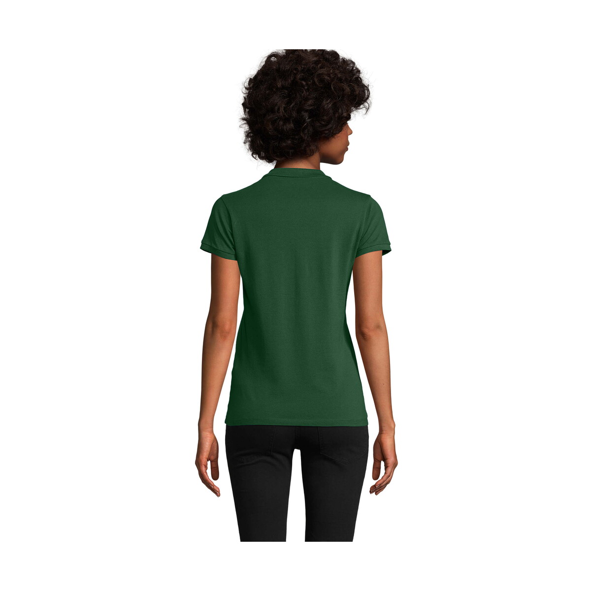 Koszulki polo z logo – planet women polo 170g planet women – ciemno-zielone – xs s03575-bo-side PLANET WOMEN polo 170g PLANET WOMEN - Ciemno-Zielone - XS s03575-bo-side