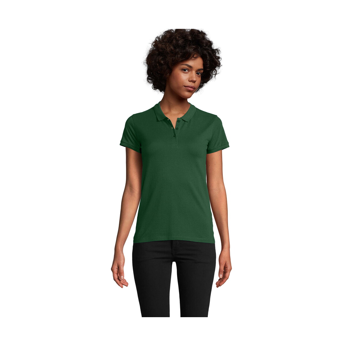 Koszulki polo z logo – planet women polo 170g planet women – ciemno-zielone – xs s03575-bo PLANET WOMEN polo 170g PLANET WOMEN - Ciemno-Zielone - XS s03575-bo