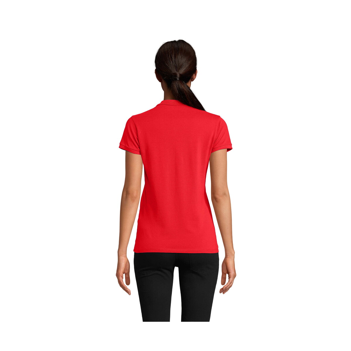 Koszulki polo z logo – planet women polo 170g planet women – czerwone – m s03575-rd-side PLANET WOMEN polo 170g PLANET WOMEN - Czerwone - M s03575-rd-side