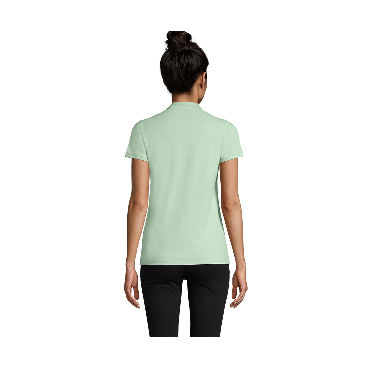 Koszulki polo z logo – planet women polo 170g planet women – frozen green – xl s03575-gn-side PLANET WOMEN polo 170g PLANET WOMEN - Frozen Green - XL s03575-gn-side