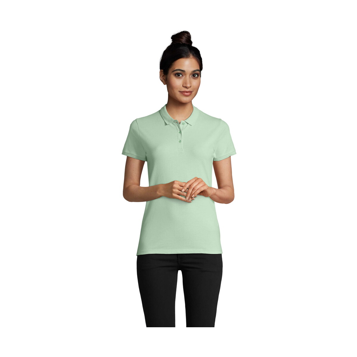 Koszulki polo z logo – planet women polo 170g planet women – frozen green – xl s03575-gn PLANET WOMEN polo 170g PLANET WOMEN - Frozen Green - XL s03575-gn