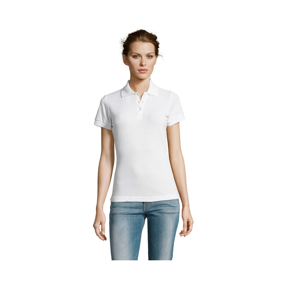 Koszulki polo z logo – prime damskie polo 200g prime women – biała – xl s00573-wh PRIME Damskie POLO 200g PRIME WOMEN - Biała - XL s00573-wh