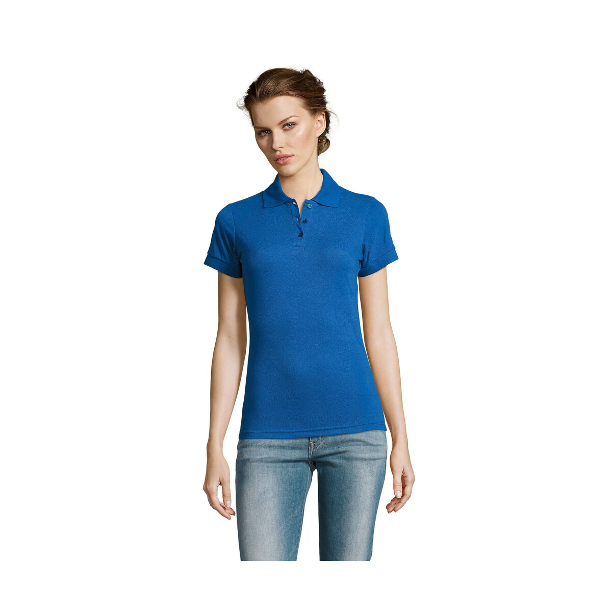 Koszulki polo z logo – prime damskie polo 200g prime women – niebieskie – m s00573-rb PRIME Damskie POLO 200g PRIME WOMEN - Niebieskie - M s00573-rb