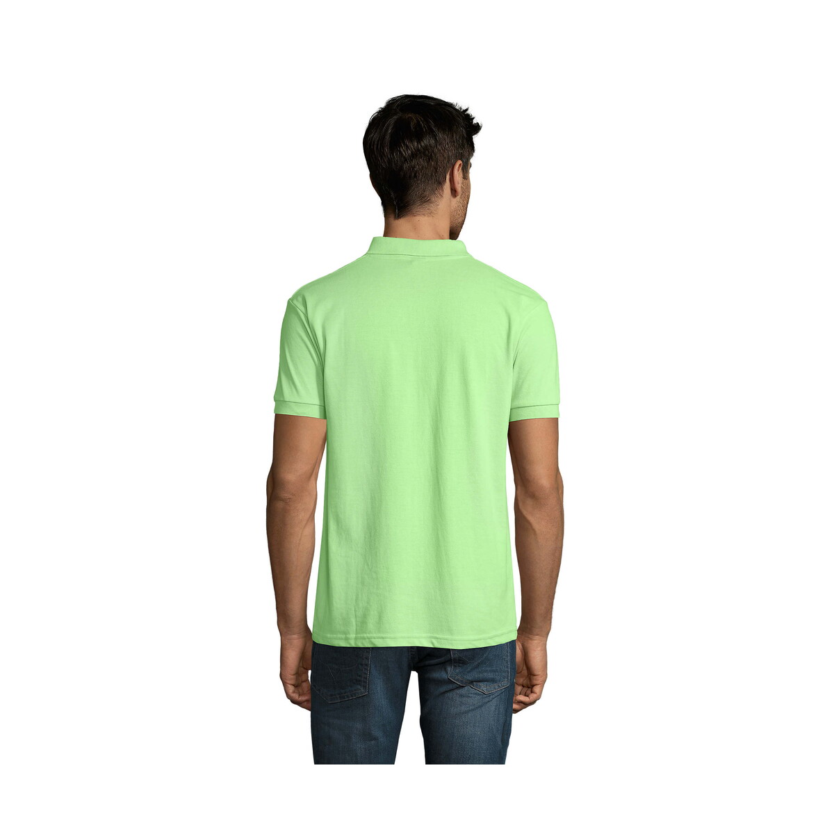 Koszulki polo z logo – prime męskie polo 200g prime men – apple green – 3xl s00571-ag-back PRIME Męskie polo 200g PRIME MEN - Apple Green - 3XL s00571-ag-back