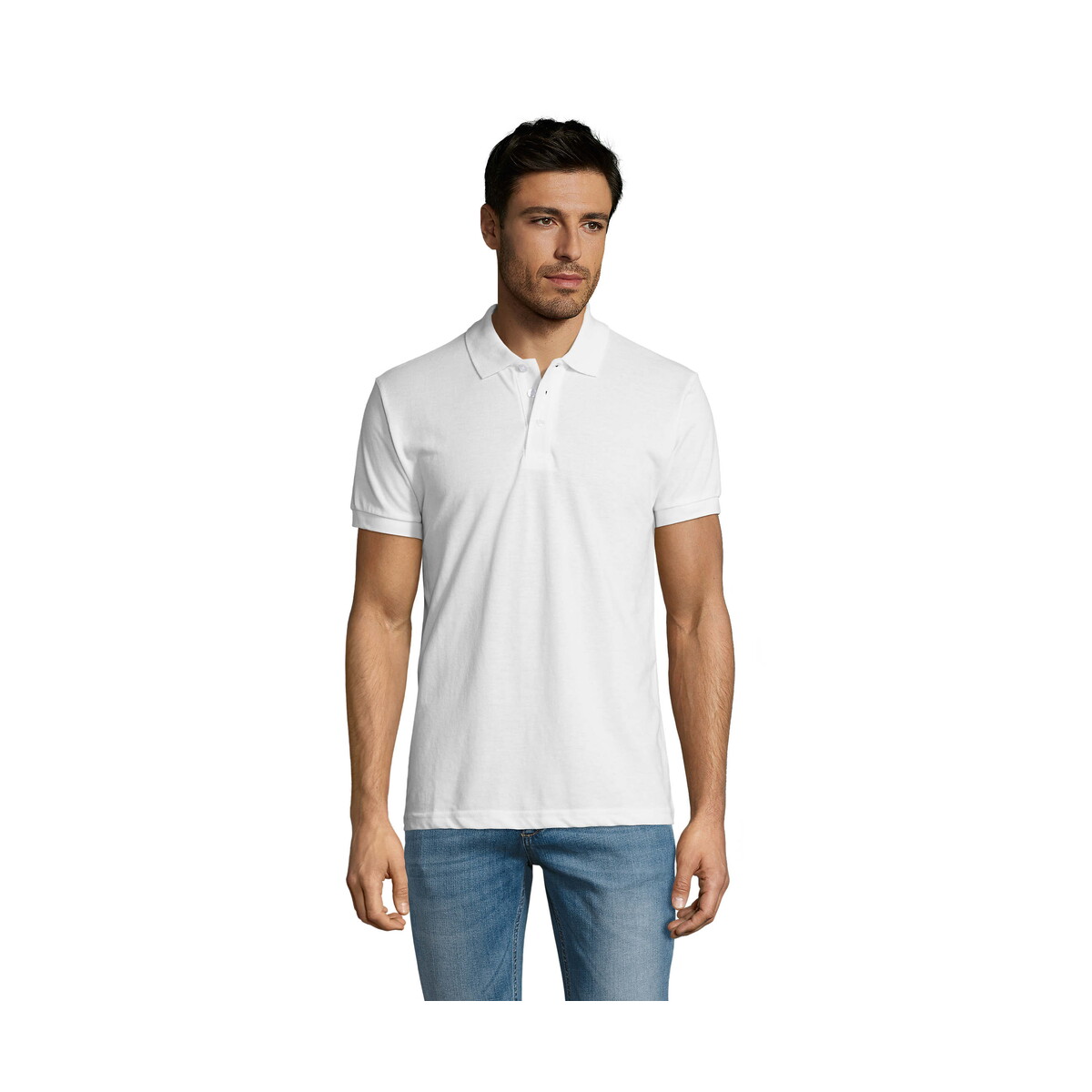 Koszulki polo z logo – prime męskie polo 200g prime men – biały – 3xl s00571-wh PRIME Męskie polo 200g PRIME MEN - Biały - 3XL s00571-wh