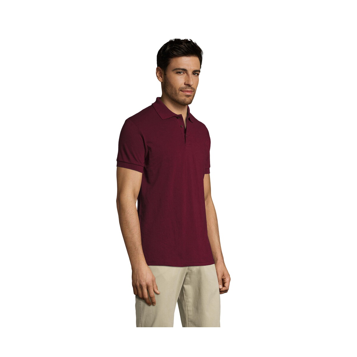 Koszulki polo z logo – prime męskie polo 200g prime men – bordowe – 3xl s00571-bg-side PRIME Męskie polo 200g PRIME MEN - Bordowe - 3XL s00571-bg-side