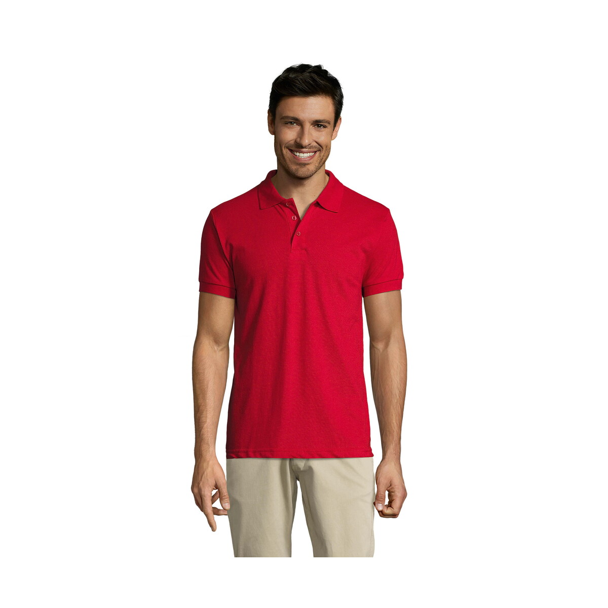 Koszulki polo z logo – prime męskie polo 200g prime men – czerwone – 5xl s00571-rd PRIME Męskie polo 200g PRIME MEN - Czerwone - 5XL s00571-rd