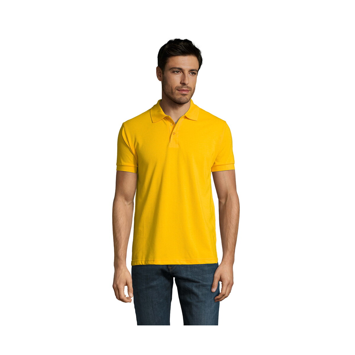 Koszulki polo z logo – prime męskie polo 200g prime men – dorado – 5xl s00571-go PRIME Męskie polo 200g PRIME MEN - Dorado - 5XL s00571-go