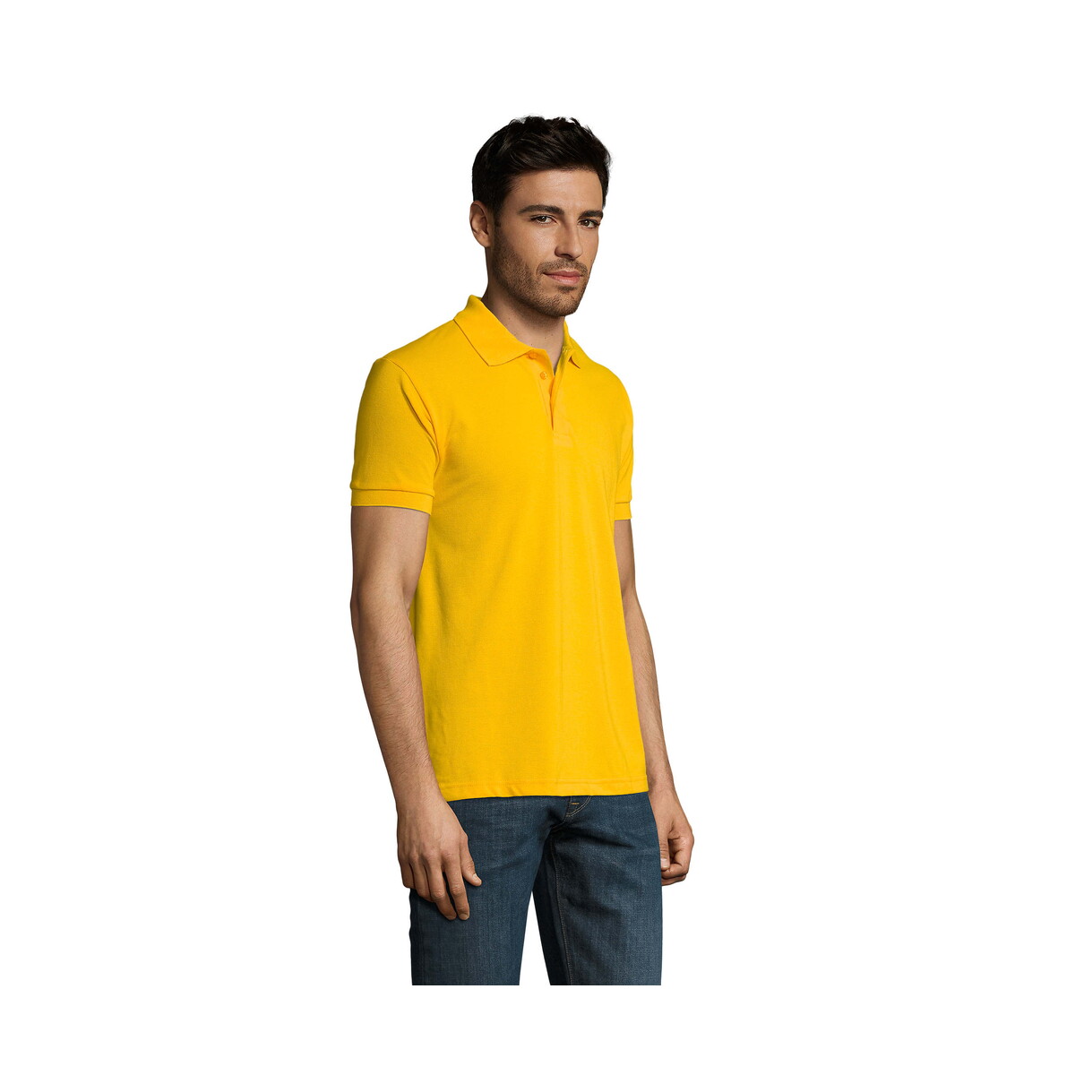 Koszulki polo z logo – prime męskie polo 200g prime men – dorado – xl s00571-go-side PRIME Męskie polo 200g PRIME MEN - Dorado - XL s00571-go-side