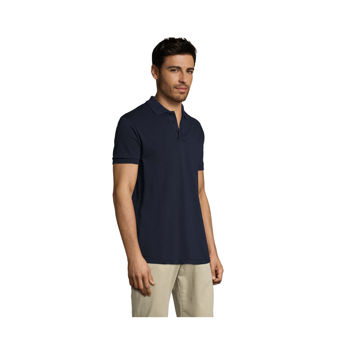 Koszulki polo z logo – prime męskie polo 200g prime men – french navy – xl s00571-fn-side PRIME Męskie polo 200g PRIME MEN - French Navy - XL s00571-fn-side