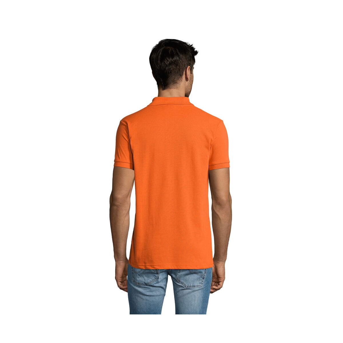 Koszulki polo z logo – prime męskie polo 200g prime men – pomarańczowe – m s00571-or-back PRIME Męskie polo 200g PRIME MEN - Pomarańczowe - M s00571-or-back