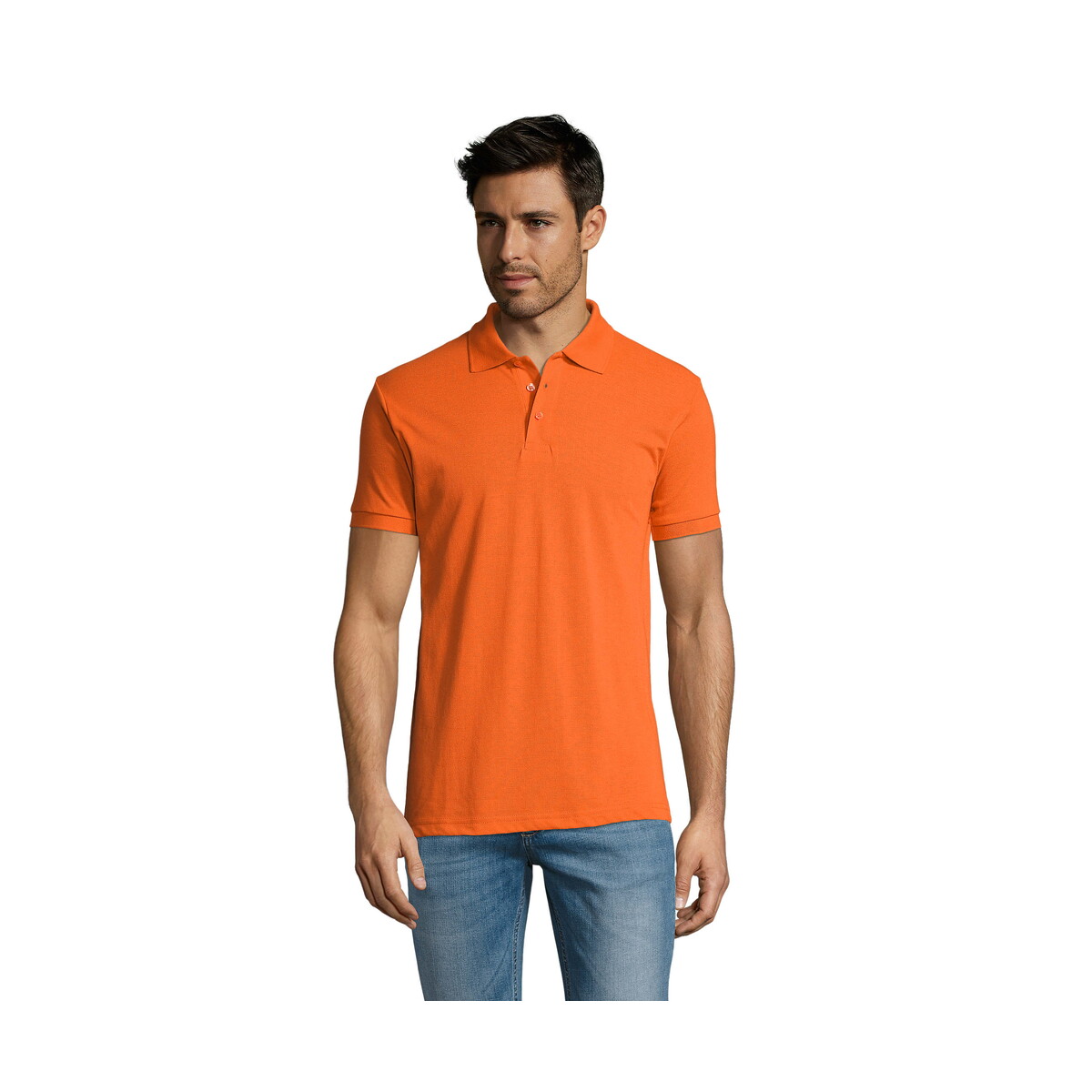 Koszulki polo z logo – prime męskie polo 200g prime men – pomarańczowe – xl s00571-or PRIME Męskie polo 200g PRIME MEN - Pomarańczowe - XL s00571-or