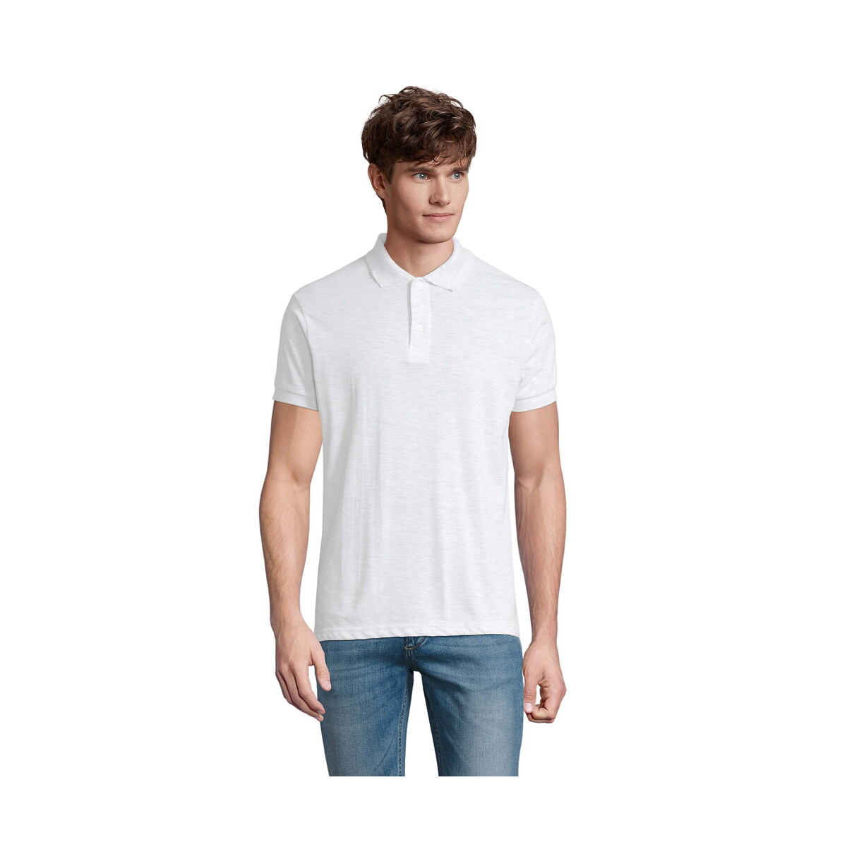 Koszulki polo z logo – prime męskie polo 200g prime men – popielate – 3xl s00571-as PRIME Męskie polo 200g PRIME MEN - Popielate - 3XL s00571-as