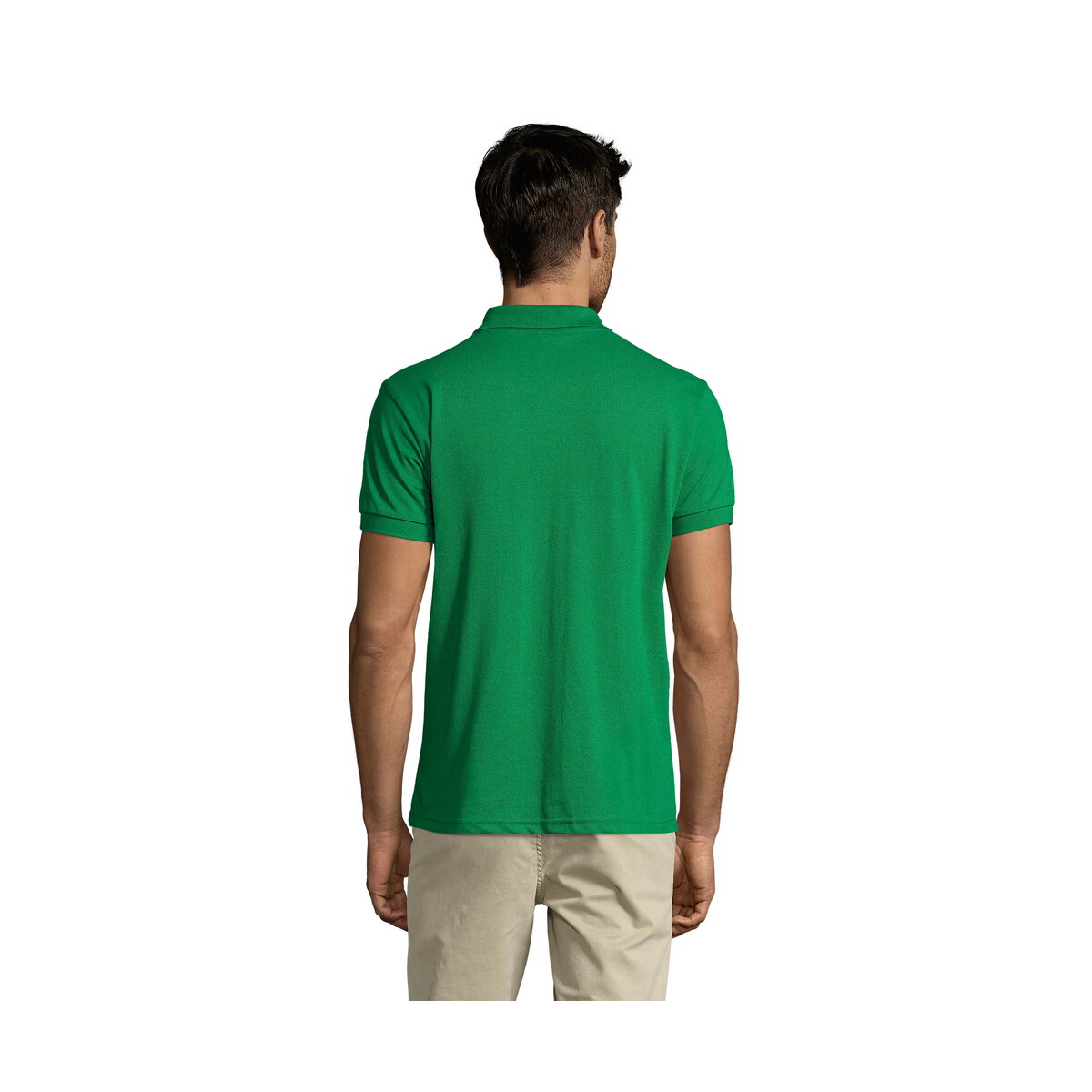 Koszulki polo z logo – prime męskie polo 200g prime men – zielone – m s00571-kg-back PRIME Męskie polo 200g PRIME MEN - Zielone - M s00571-kg-back