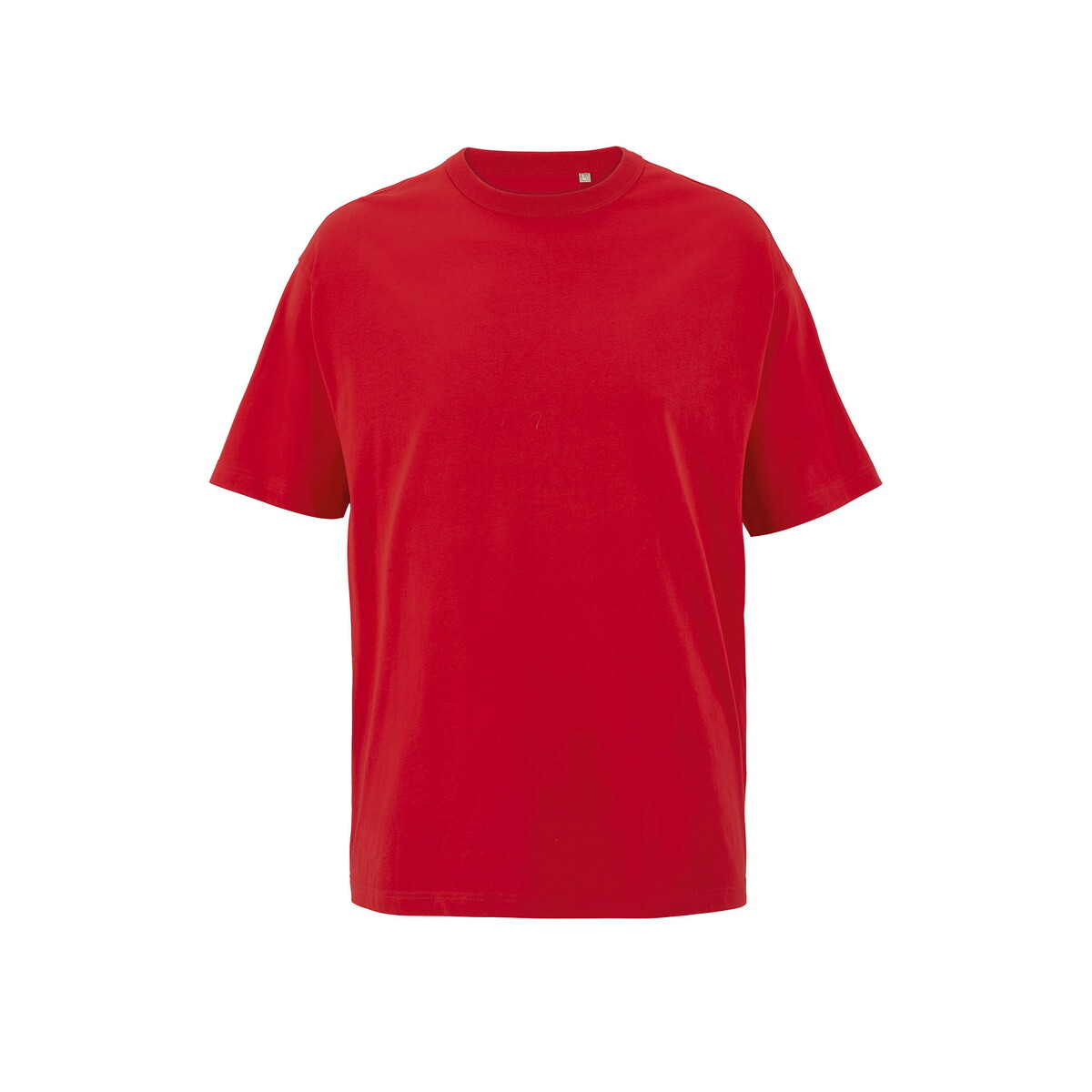 BOXY MEN T-SHIRT OVERSIZE BOXY MEN - Bright Rojo - M s03806-bt