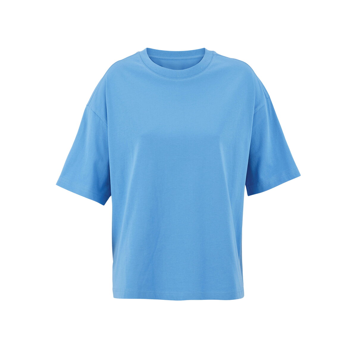 BOXY WOMEN T-SHIRT OVERSIZE BOXY WOMEN - Azure - XL s03807-ir