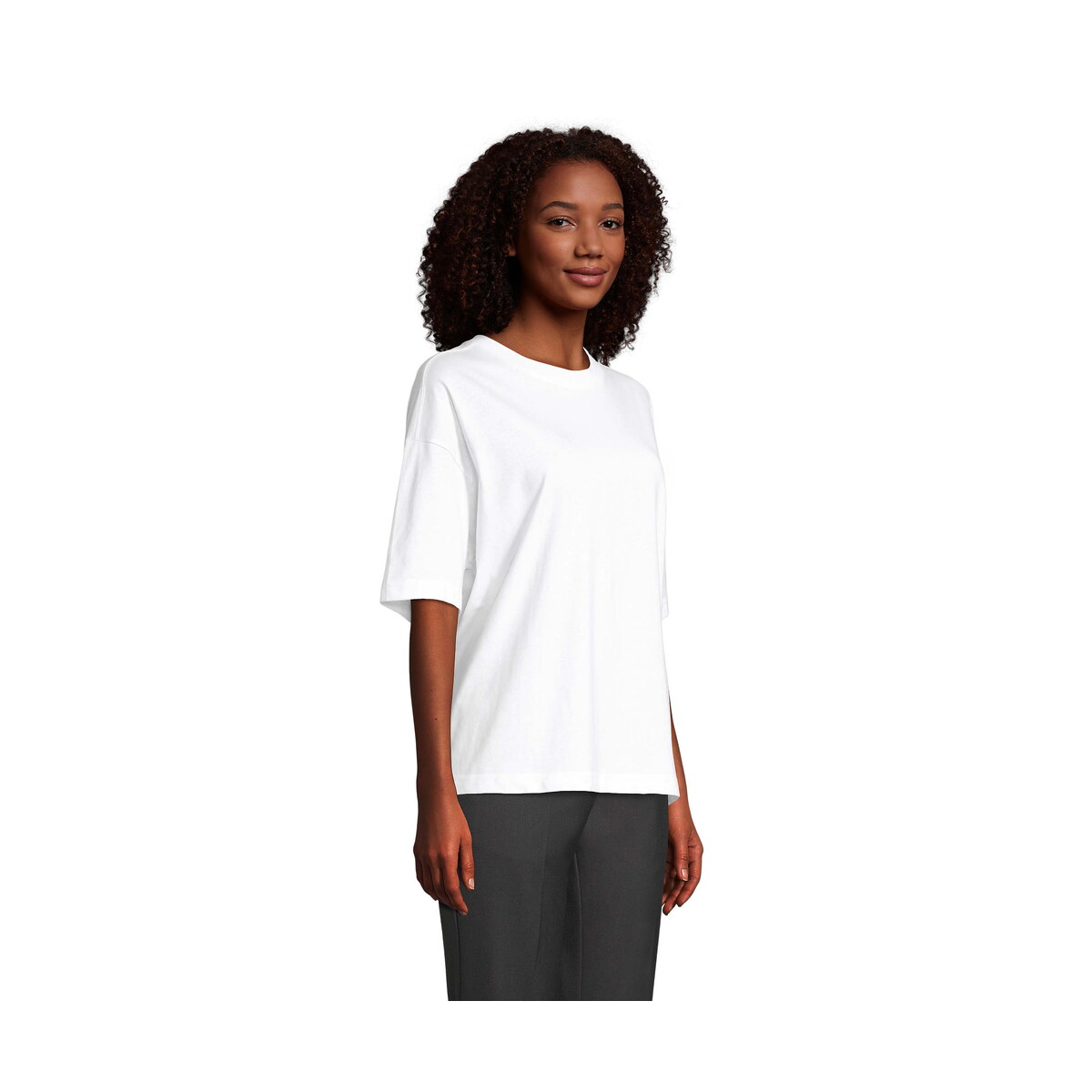 Koszulki z logo – boxy women t-shirt oversize boxy women – biała – xl s03807-wh-side BOXY WOMEN T-SHIRT OVERSIZE BOXY WOMEN - Biała - XL s03807-wh-side