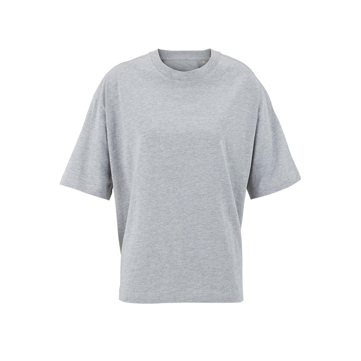 BOXY WOMEN T-SHIRT OVERSIZE BOXY WOMEN - Jasnoszary Melanż - XL s03807-dh