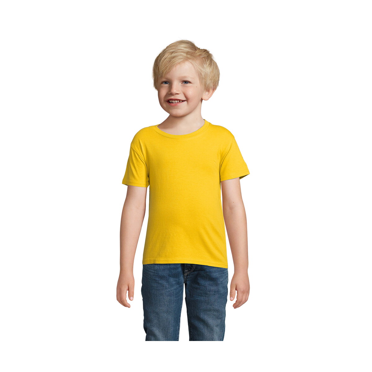 CRUSADER Dziecięcy T-SHIRT CRUSADER KIDS - Dorado - L s03580-go