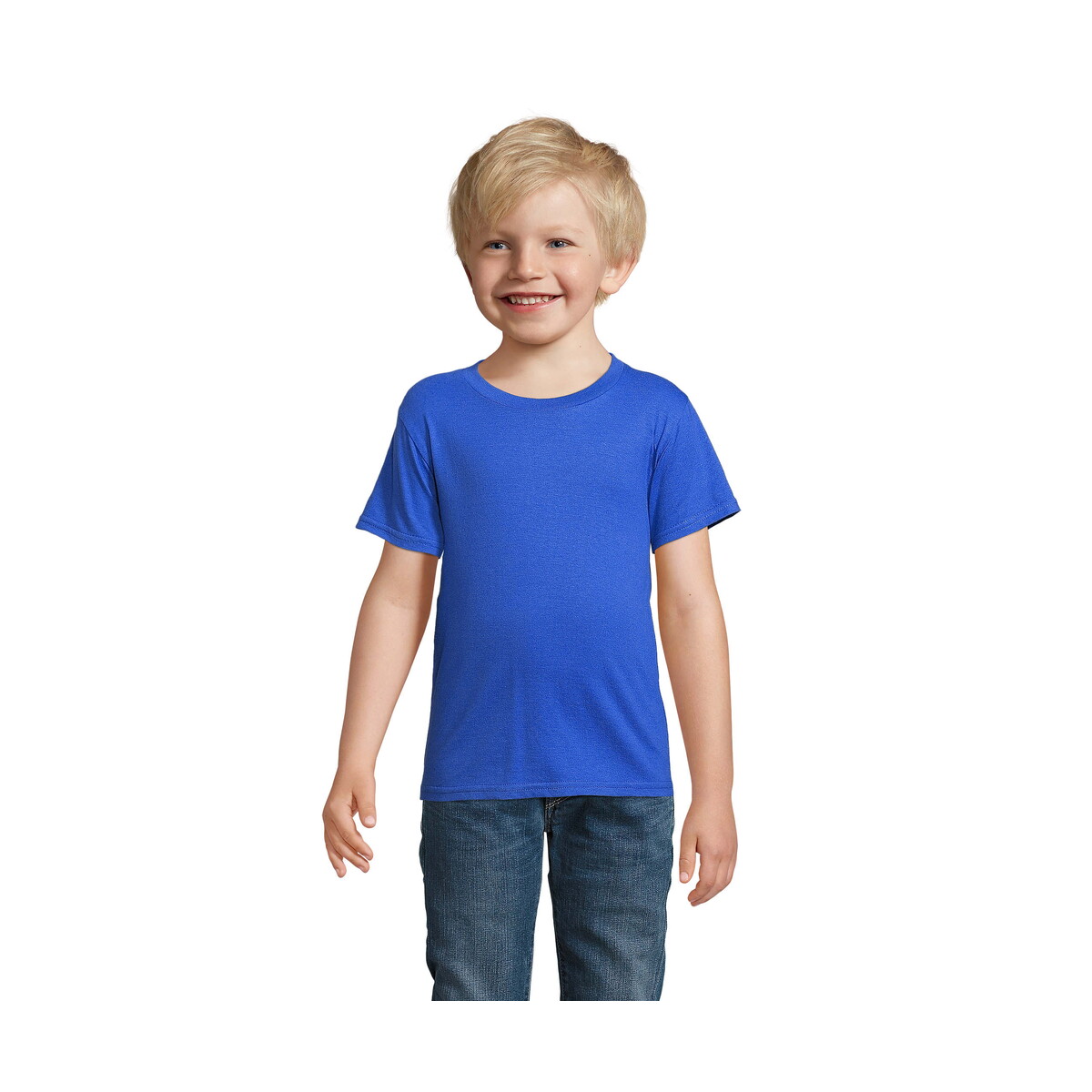 CRUSADER Dziecięcy T-SHIRT CRUSADER KIDS - Niebieski - M s03580-rb