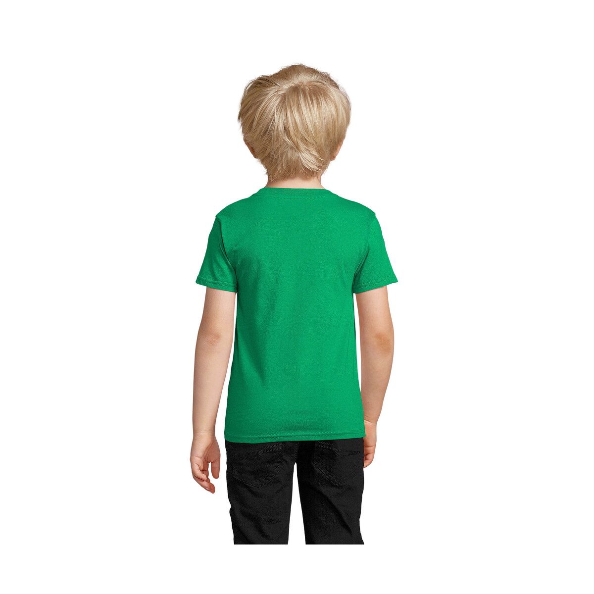 Koszulki z logo – crusader dziecięcy t-shirt crusader kids – zielony – l s03580-kg-back CRUSADER Dziecięcy T-SHIRT CRUSADER KIDS - Zielony - L s03580-kg-back