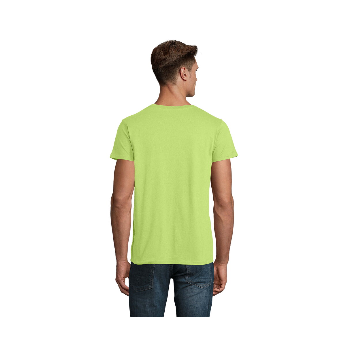 Koszulki z logo – crusader koszulka męska 150 crusader men – apple green – 3xl s03582-ag-side CRUSADER Koszulka męska 150 CRUSADER MEN - Apple Green - 3XL s03582-ag-side