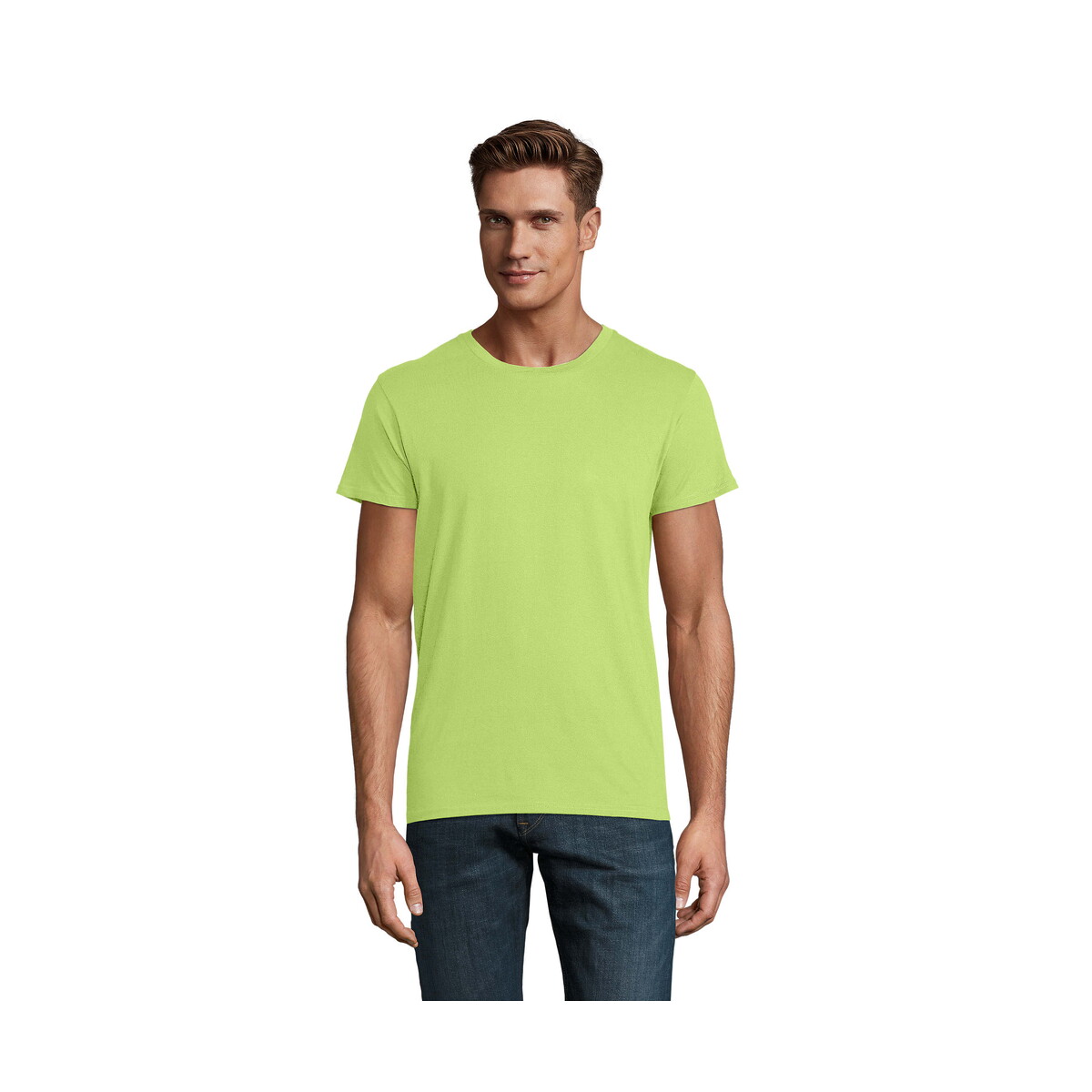 Koszulki z logo – crusader koszulka męska 150 crusader men – apple green – l s03582-ag CRUSADER Koszulka męska 150 CRUSADER MEN - Apple Green - L s03582-ag