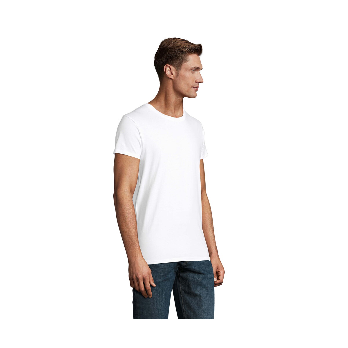 Koszulki z logo – crusader koszulka męska 150 crusader men – biała – xxl s03582-wh-back CRUSADER Koszulka męska 150 CRUSADER MEN - Biała - XXL s03582-wh-back