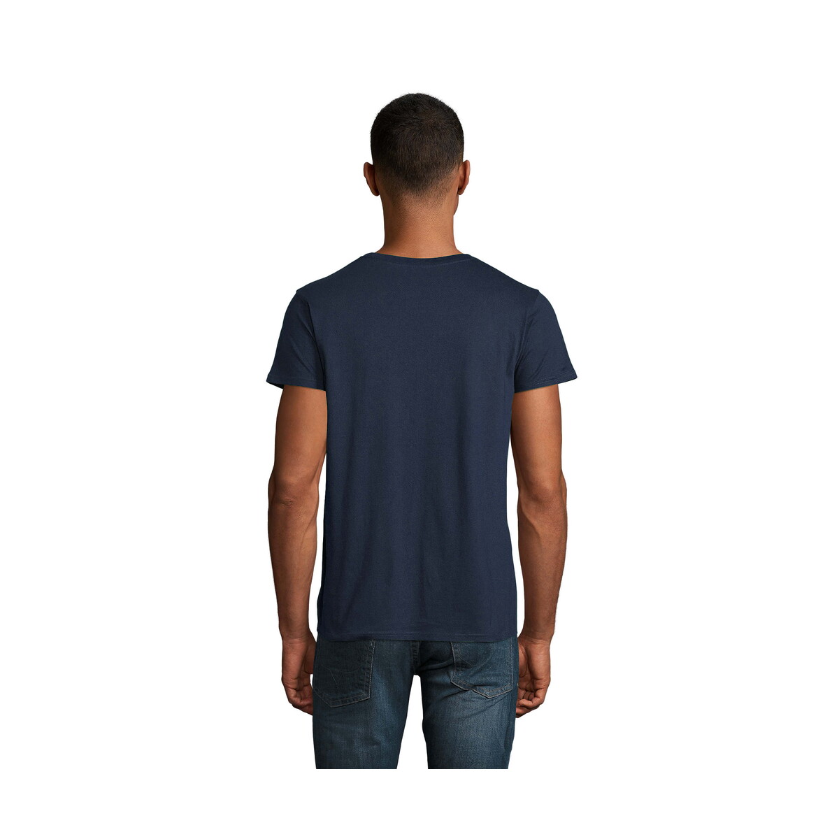 Koszulki z logo – crusader koszulka męska 150 crusader men – denim – s s03582-dm-side CRUSADER Koszulka męska 150 CRUSADER MEN - Denim - S s03582-dm-side