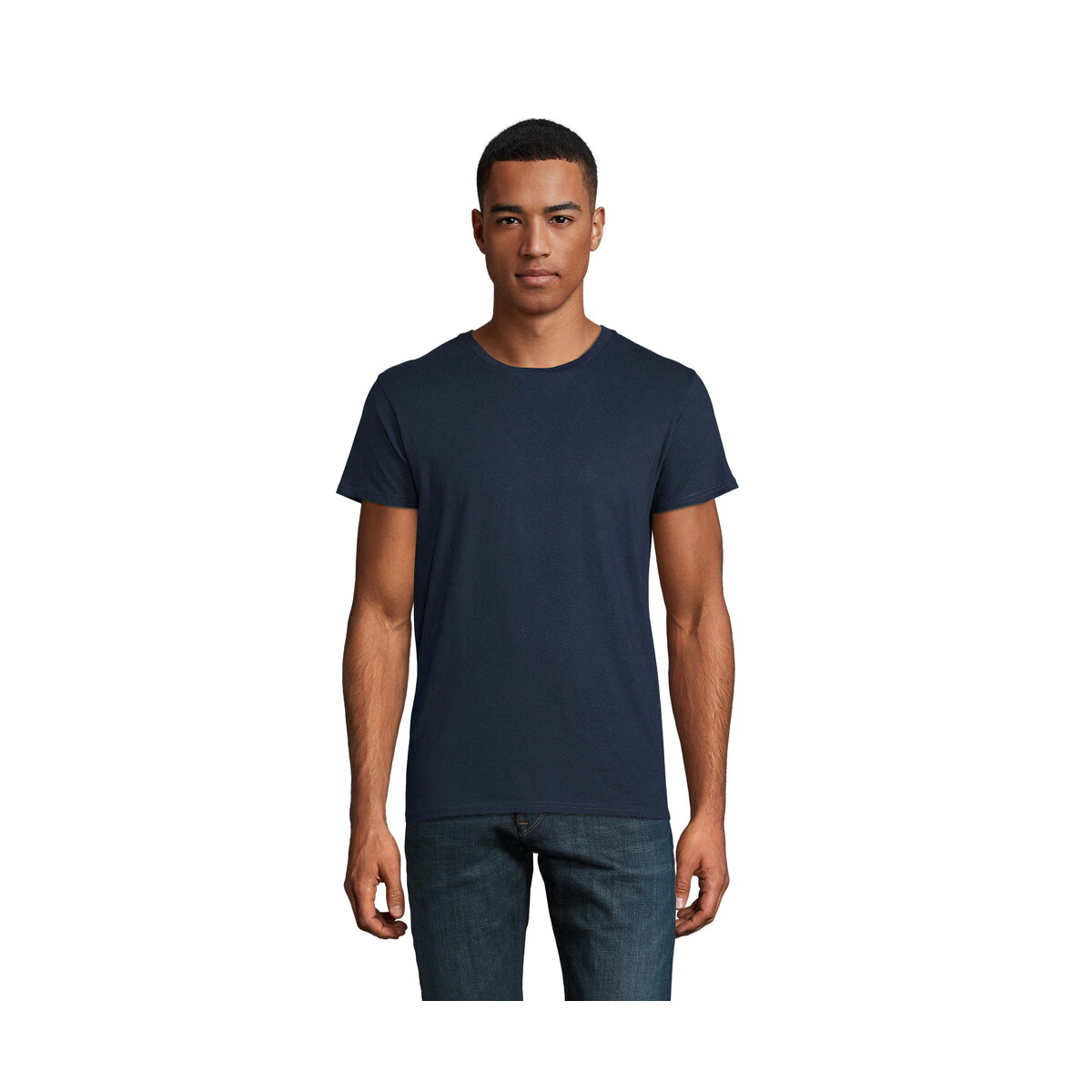 CRUSADER Koszulka męska 150 CRUSADER MEN - Denimowa - XXL s03582-dm