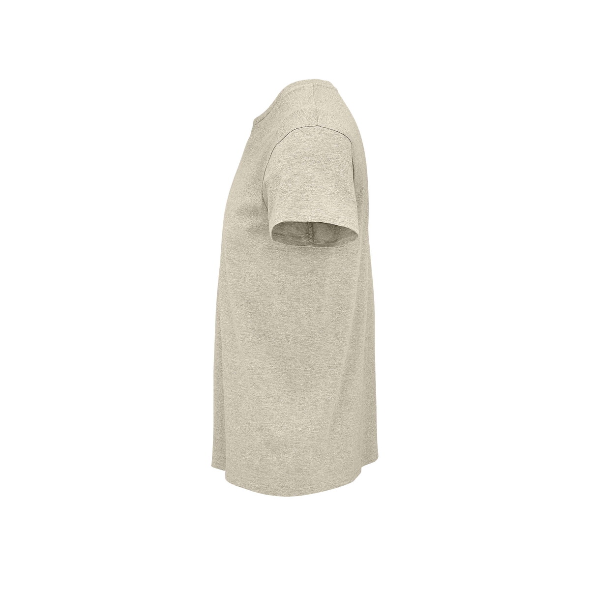 Koszulki z logo – crusader koszulka męska 150 crusader men – heather beige – l s03582-hb-side CRUSADER Koszulka męska 150 CRUSADER MEN - Heather Beige - L s03582-hb-side