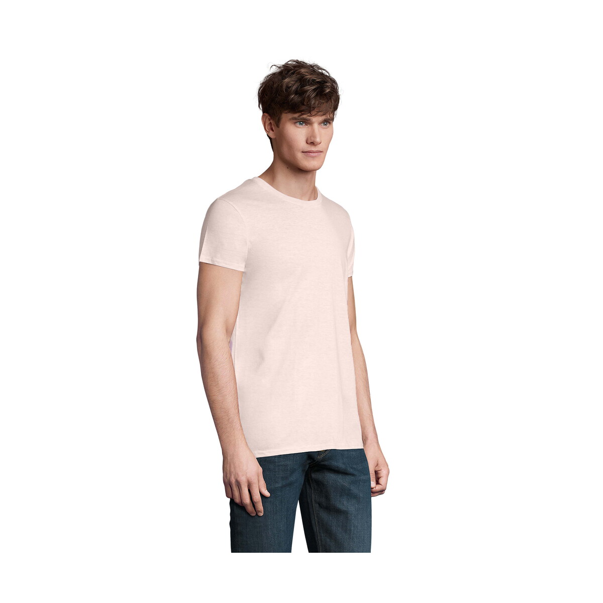 Koszulki z logo – crusader koszulka męska 150 crusader men – heather pink – s s03582-hp-back CRUSADER Koszulka męska 150 CRUSADER MEN - Heather Pink - S s03582-hp-back