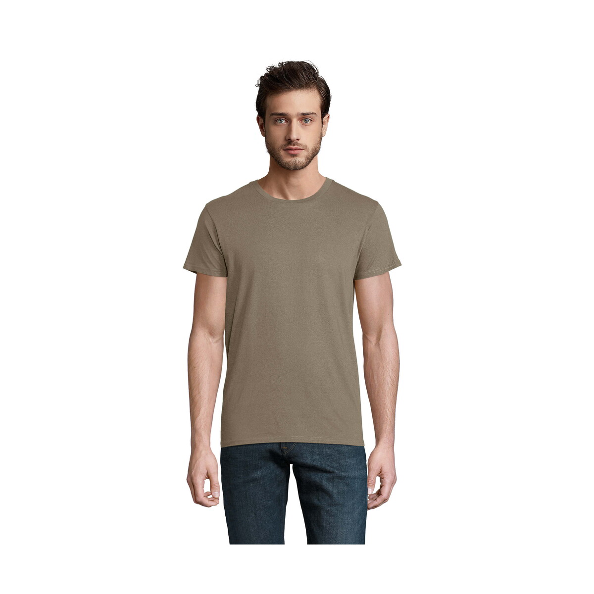 CRUSADER Koszulka męska 150 CRUSADER MEN - Khaki - 3XL s03582-kh