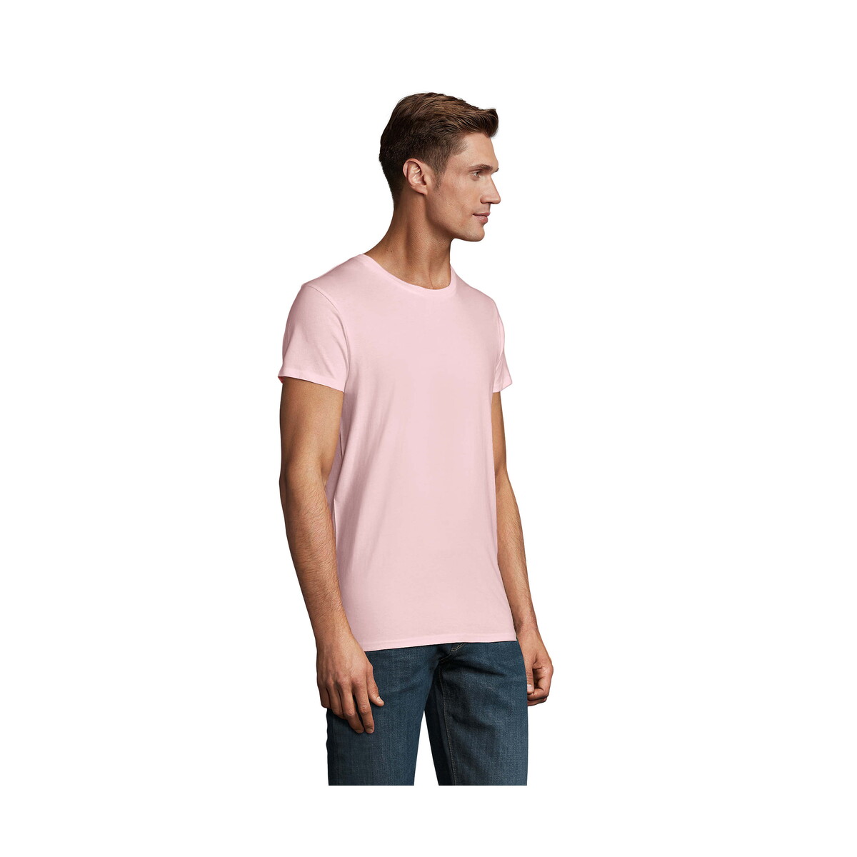 Koszulki z logo – crusader koszulka męska 150 crusader men – pale pink – xs s03582-pp-back CRUSADER Koszulka męska 150 CRUSADER MEN - Pale Pink - XS s03582-pp-back