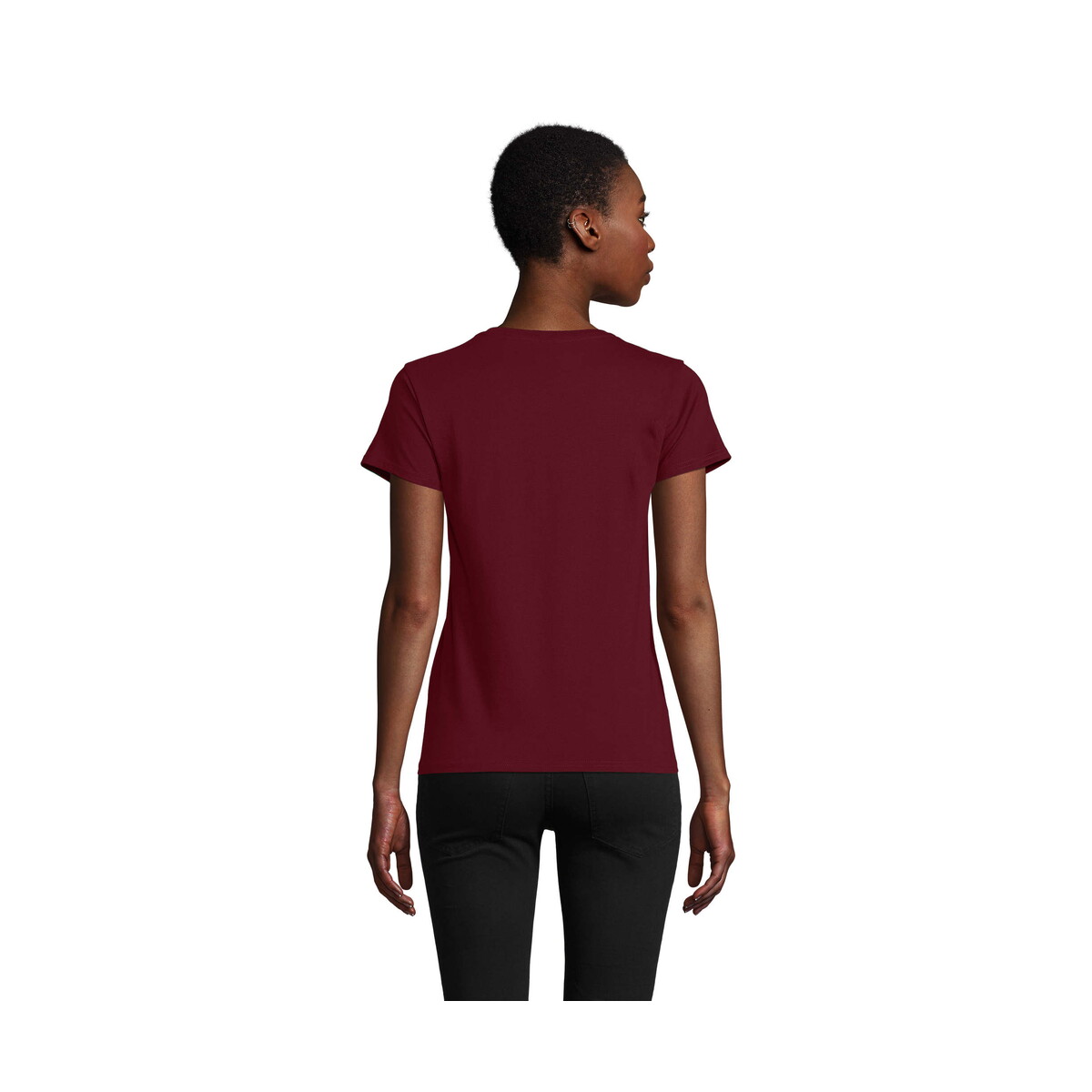 Koszulki z logo – crusader women 150g crusader women – burgundowa – l s03581-bg-side CRUSADER WOMEN 150g CRUSADER WOMEN - Burgundowa - L s03581-bg-side